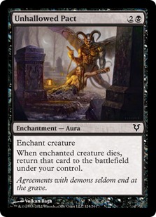 MTG: Avacyn Restored 124: Unhallowed Pact (FOIL) 