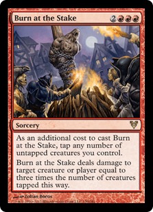 MTG: Avacyn Restored 130: Burn at the Stake 