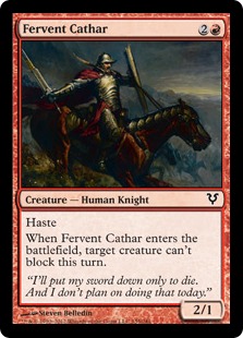 MTG: Avacyn Restored 135: Fervent Cathar 