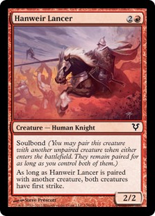 Magic: Avacyn Restored 138: Hanweir Lancer 