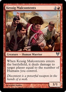 MTG: Avacyn Restored 142: Kessig Malcontents 