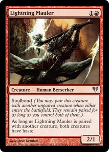 MTG: Avacyn Restored 144: Lightning Mauler 