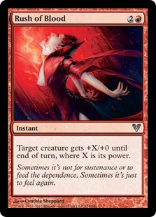 MTG: Avacyn Restored 154: Rush of Blood 