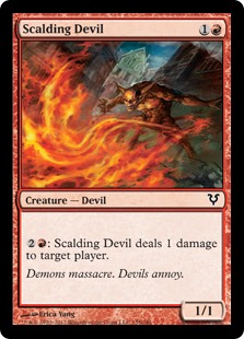 MTG: Avacyn Restored 155: Scalding Devil 