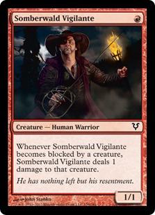 Magic: Avacyn Restored 156: Somberwald Vigilante 