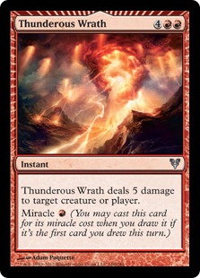 MTG: Avacyn Restored 160: Thunderous Wrath 