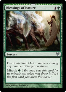 MTG: Avacyn Restored 168: Blessings of Nature 