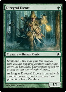 MTG: Avacyn Restored 174: Diregraf Escort 