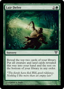 MTG: Avacyn Restored 184: Lair Delve 
