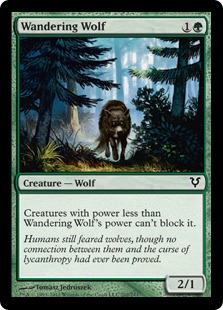 MTG: Avacyn Restored 202: Wandering Wolf 