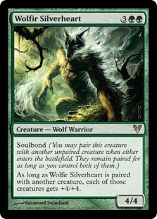 MTG: Avacyn Restored 206: Wolfir Silverheart (FOIL) 