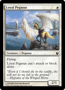 MTG: Born of the Gods 019: Loyal Pegasus - Foil 