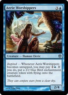 Magic: Born of the Gods 030: Aerie Worshippers - Foil 