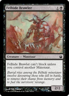MTG: Born of the Gods 070: Felhide Brawler 