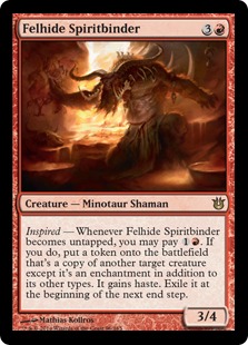 MTG: Born of the Gods 096: Felhide Spiritbinder - Foil 