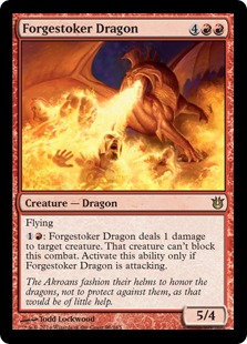 MTG: Born of the Gods 098: Forgestoker Dragon 