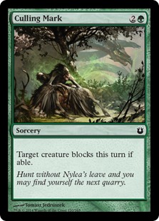 MTG: Born of the Gods 120: Culling Mark - Foil 