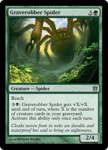 Magic: Born of the Gods 122: Graverobber Spider - Foil 