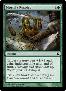 MTG: Born of the Gods 127: Mortals Resolve - Foil 