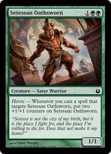 MTG: Born of the Gods 138: Setessan Oathsworn - Foil 