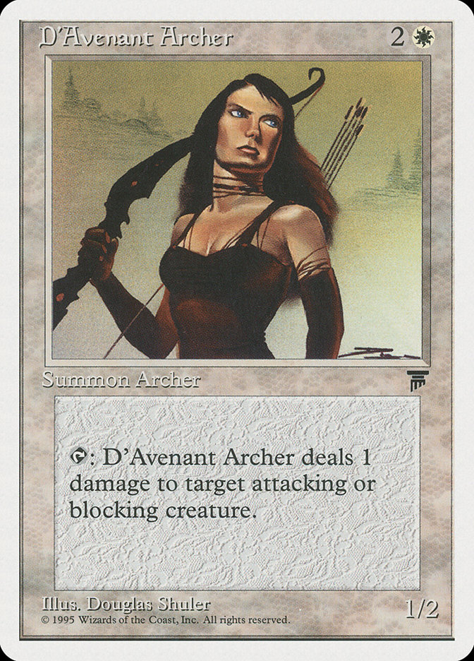 MTG: Chronicles 005: DAvenant Archer 