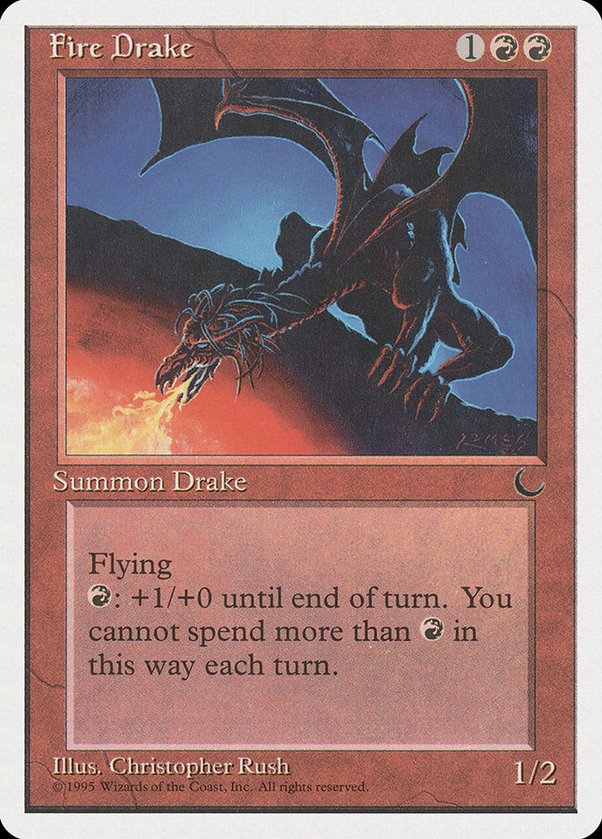 MTG: Chronicles 047: Fire Drake 