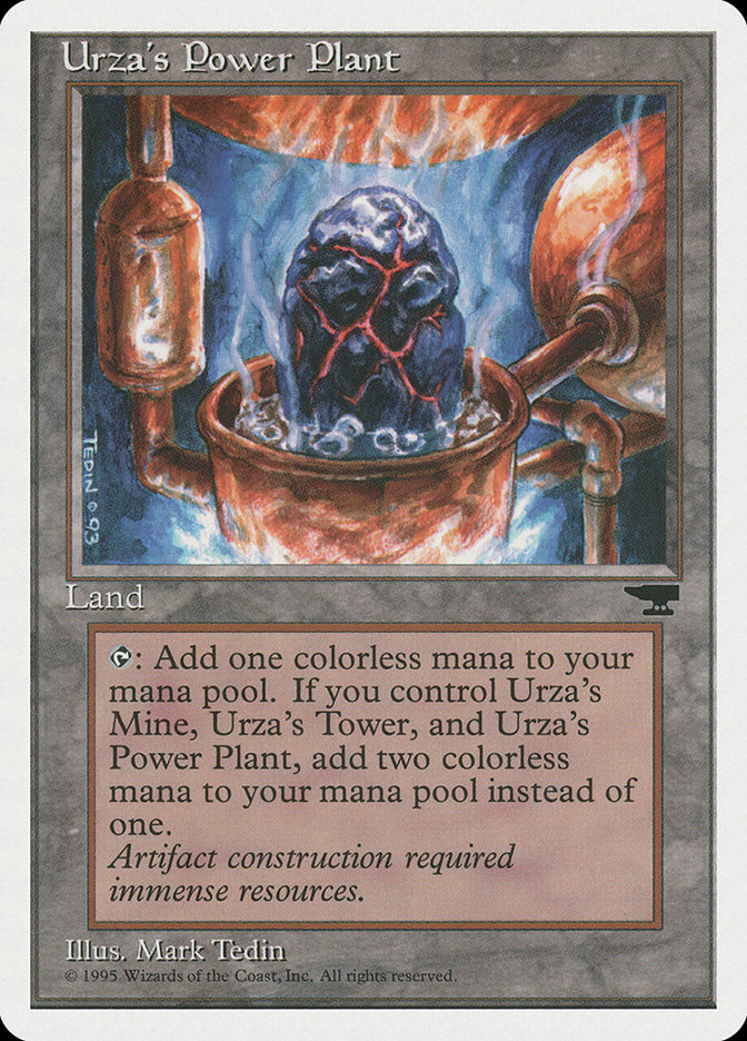 MTG: Chronicles 115a: Urzas Power Plant (Rock in Pot) 