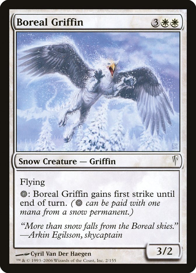 MTG: Coldsnap 002: Boreal Griffin 