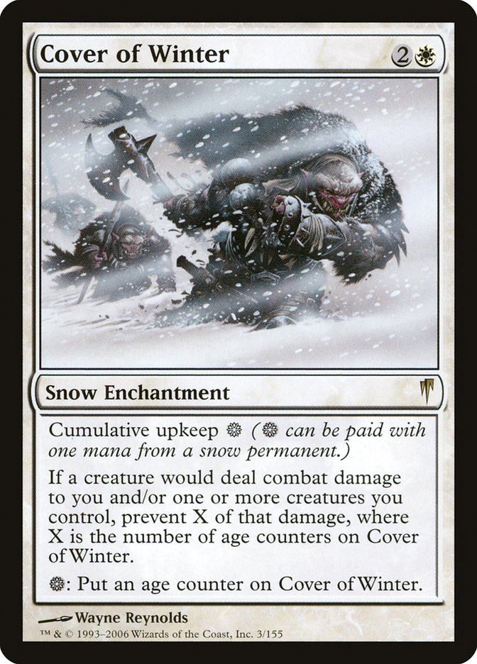 MTG: Coldsnap 003: Cover of Winter 