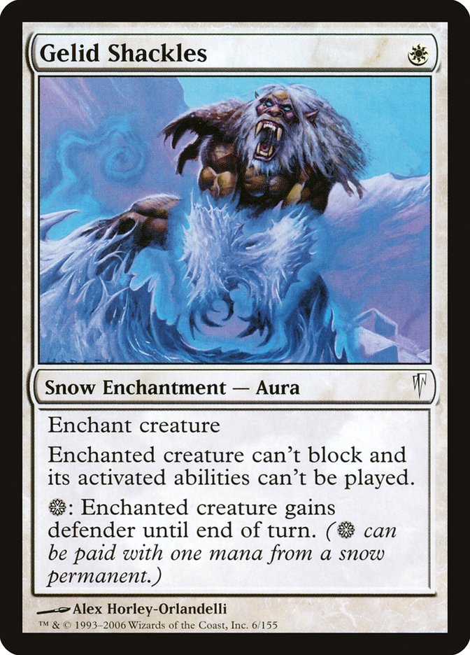MTG: Coldsnap 006: Gelid Shackles 