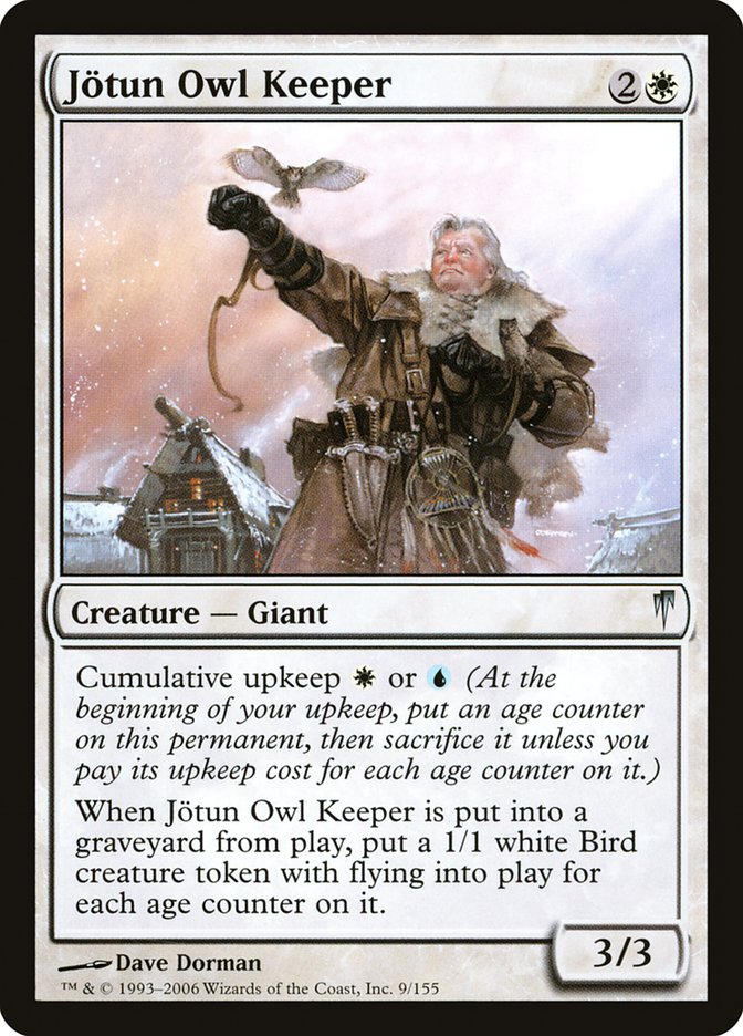 MTG: Coldsnap 009: Jötun Owl Keeper 