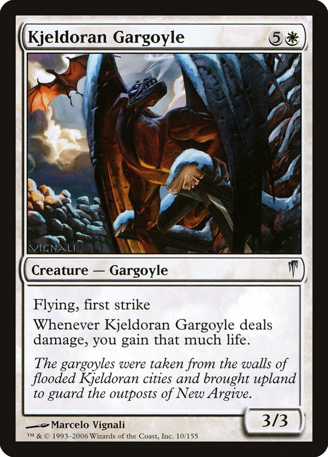 MTG: Coldsnap 010: Kjeldoran Gargoyle 