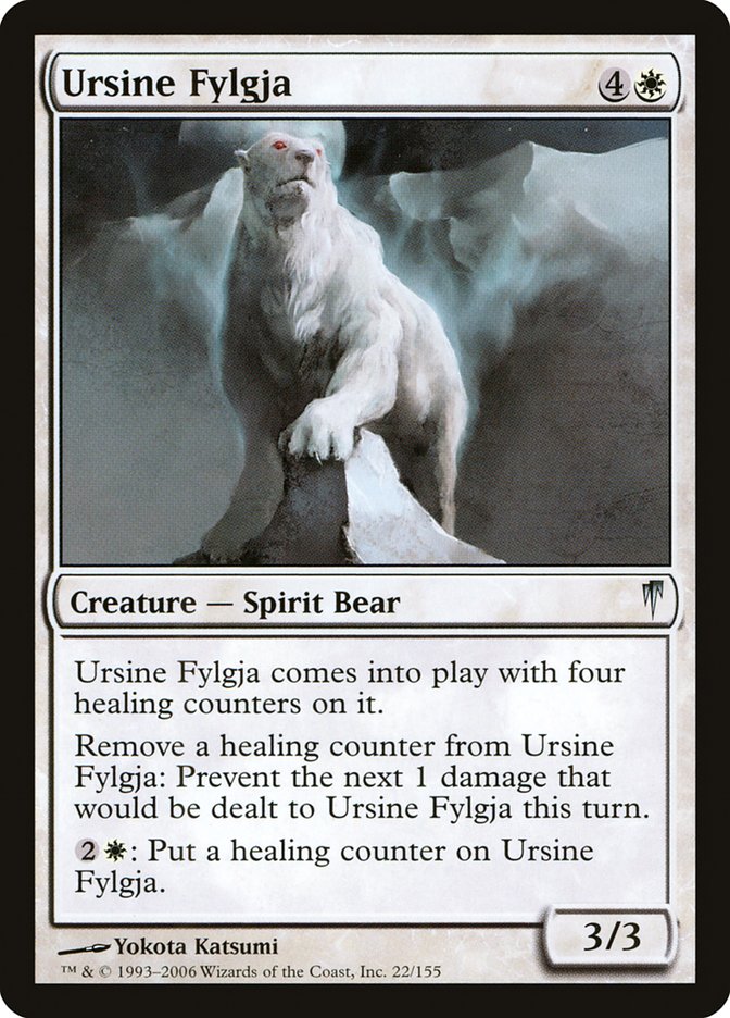 MTG: Coldsnap 022: Ursine Fylgja (FOIL) 