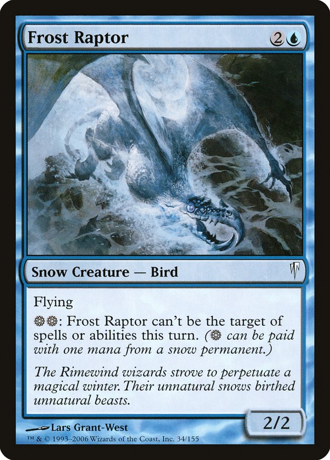 MTG: Coldsnap 034: Frost Raptor 