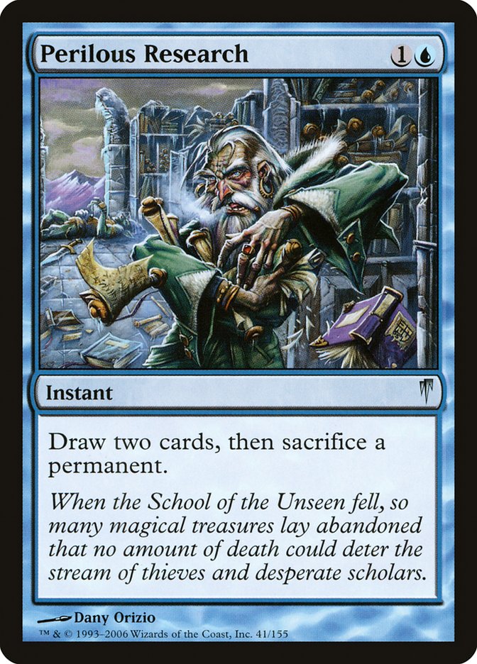 MTG: Coldsnap 041: Perilous Research 