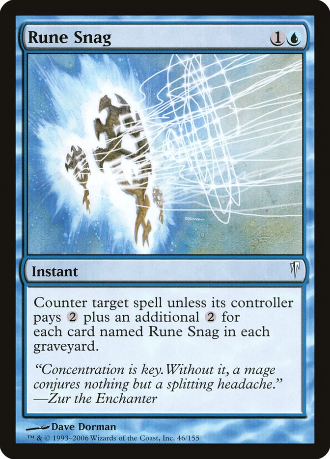 MTG: Coldsnap 046: Rune Snag 