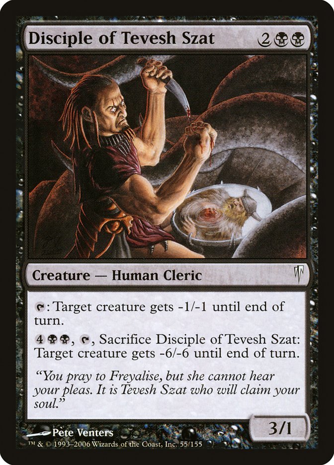 MTG: Coldsnap 055: Disciple of Tevesh Szat 