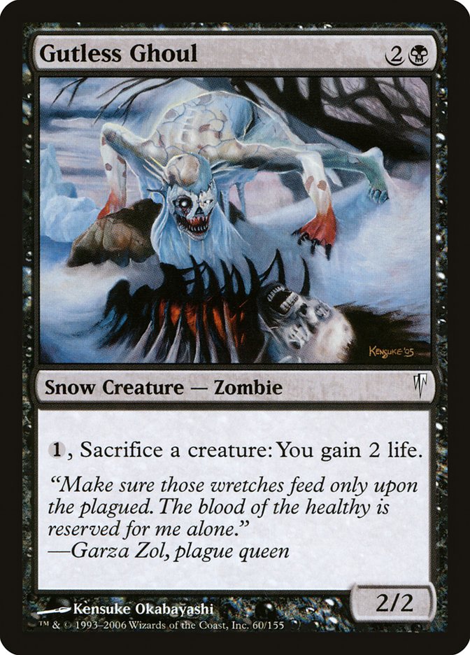 MTG: Coldsnap 060: Gutless Ghoul 