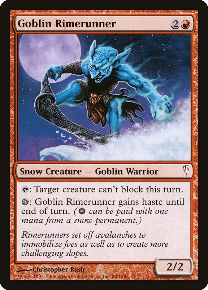 MTG: Coldsnap 083: Goblin Rimerunner 