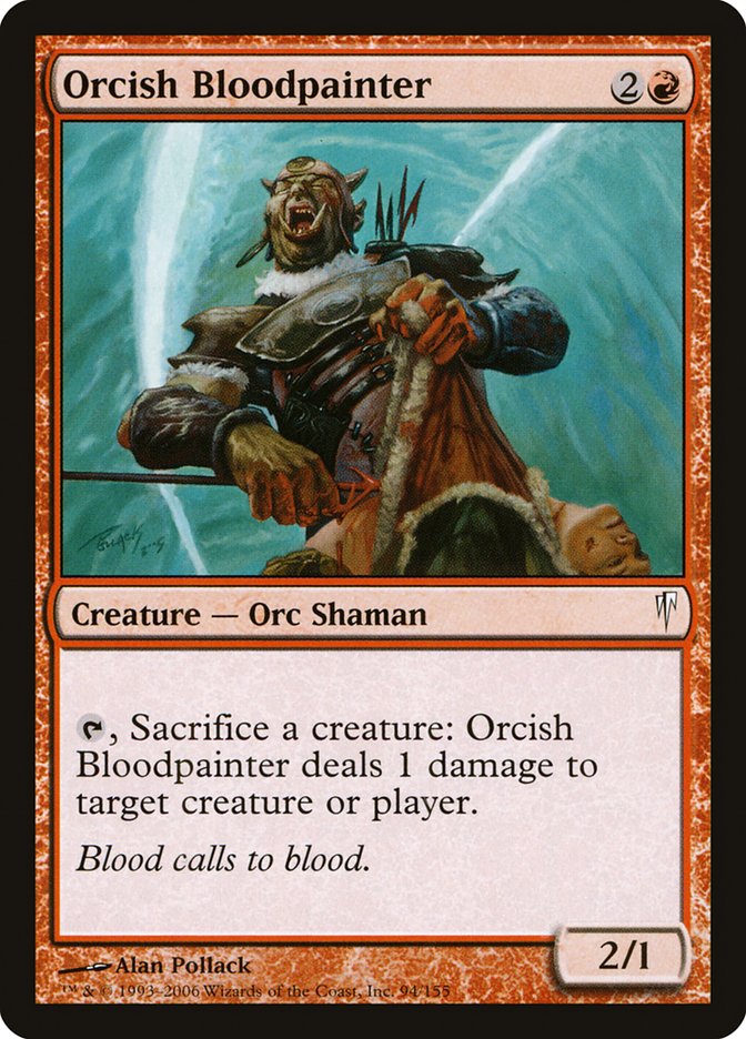 MTG: Coldsnap 094: Orcish Bloodpainter 