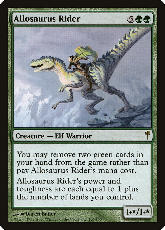 MTG: Coldsnap 101: Allosaurus Rider 