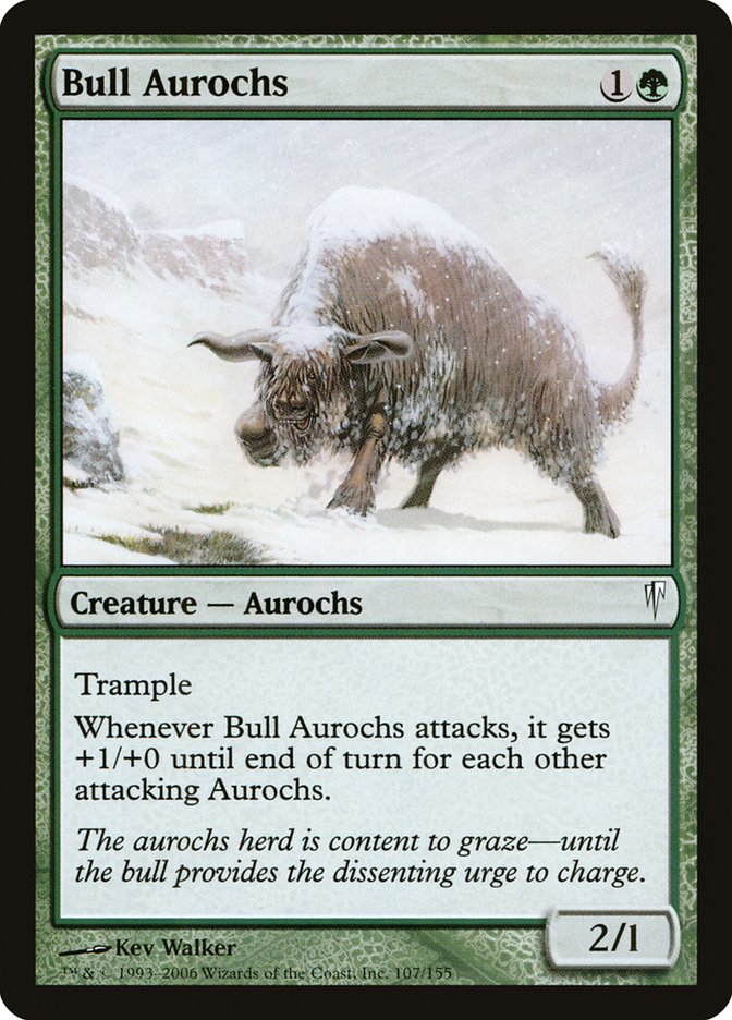 MTG: Coldsnap 107: Bull Aurochs 