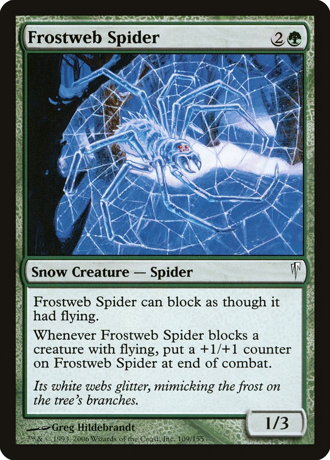 MTG: Coldsnap 109: Frostweb Spider 