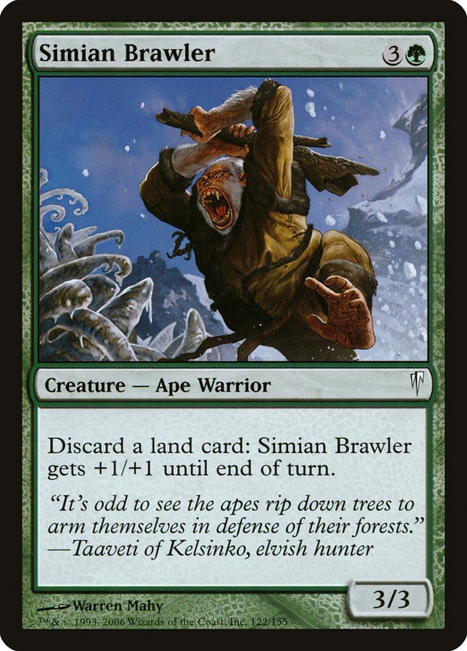 MTG: Coldsnap 122: Simian Brawler 