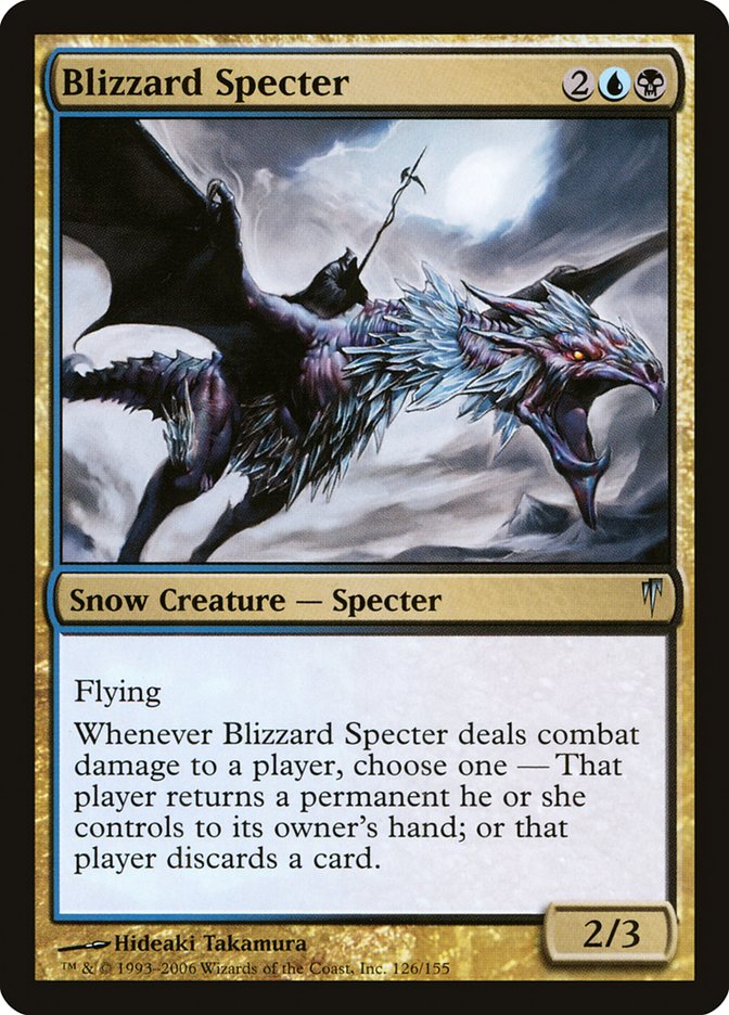 Magic: Coldsnap 126: Blizzard Specter 