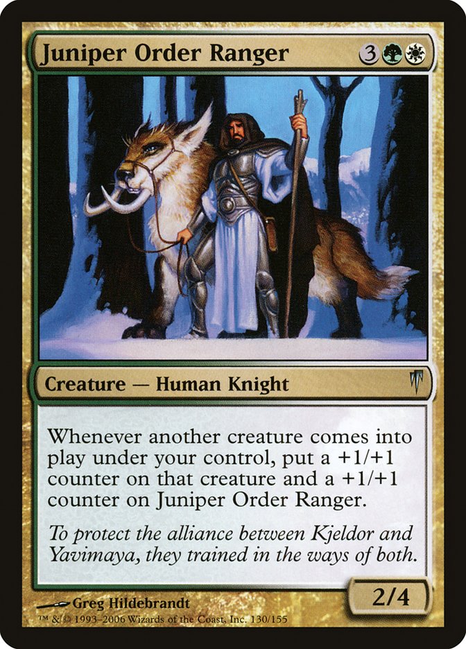 MTG: Coldsnap 130: Juniper Order Ranger 