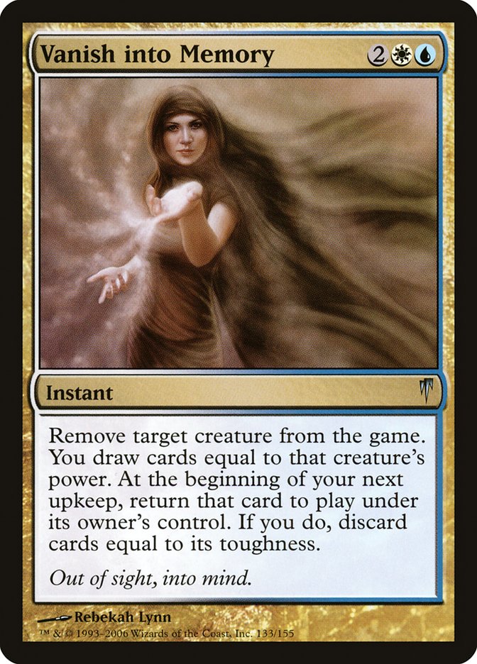 MTG: Coldsnap 133: Vanish into Memory 