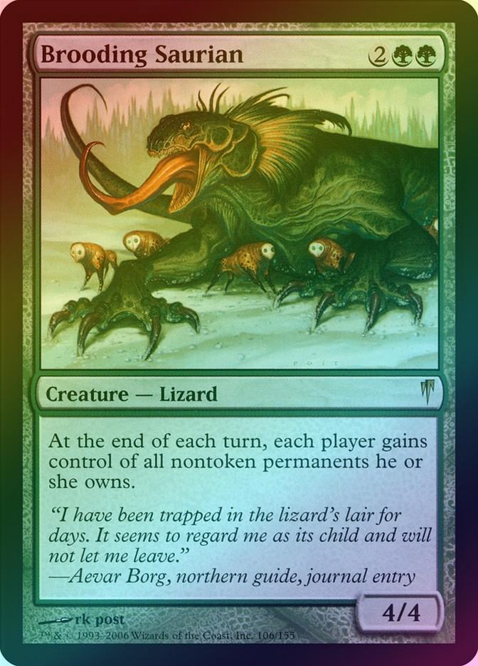MTG: Coldsnap 106: Brooding Saurian (Foil) 