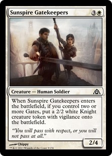 MTG: Dragons Maze 009: Sunspire Gatekeepers 