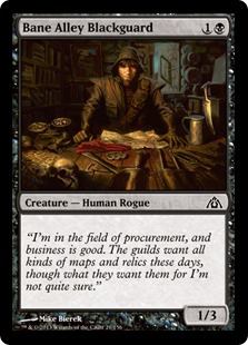 MTG: Dragons Maze 021: Bane Alley Blackguard 